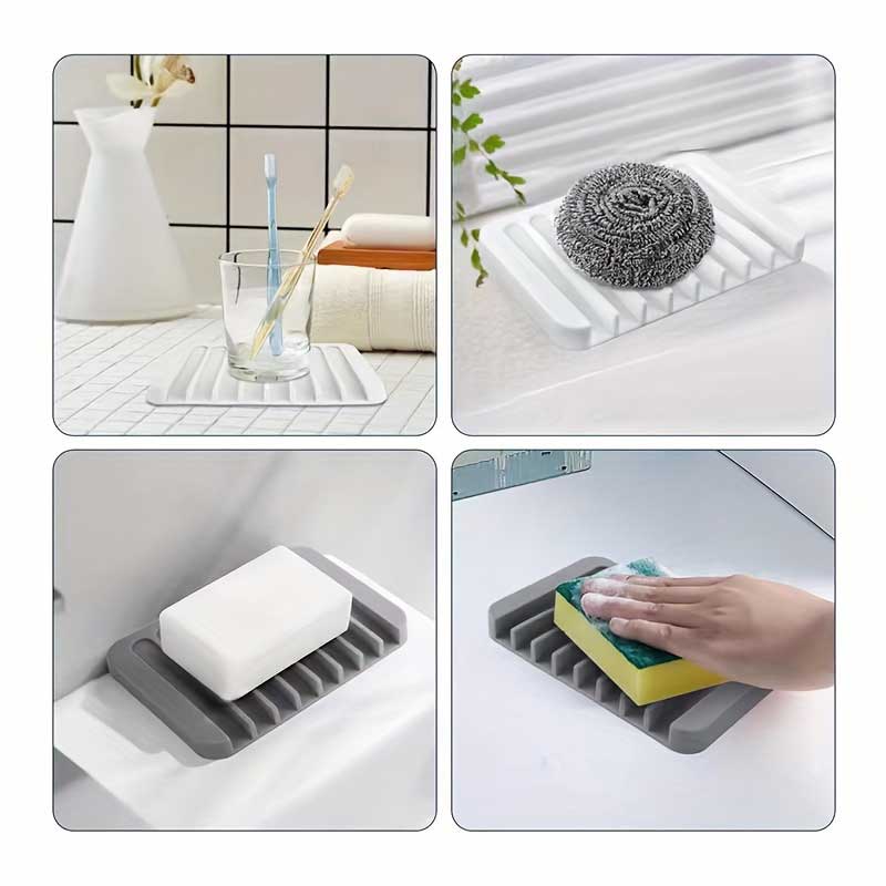 Saboneteira de Silicone com Escoamento