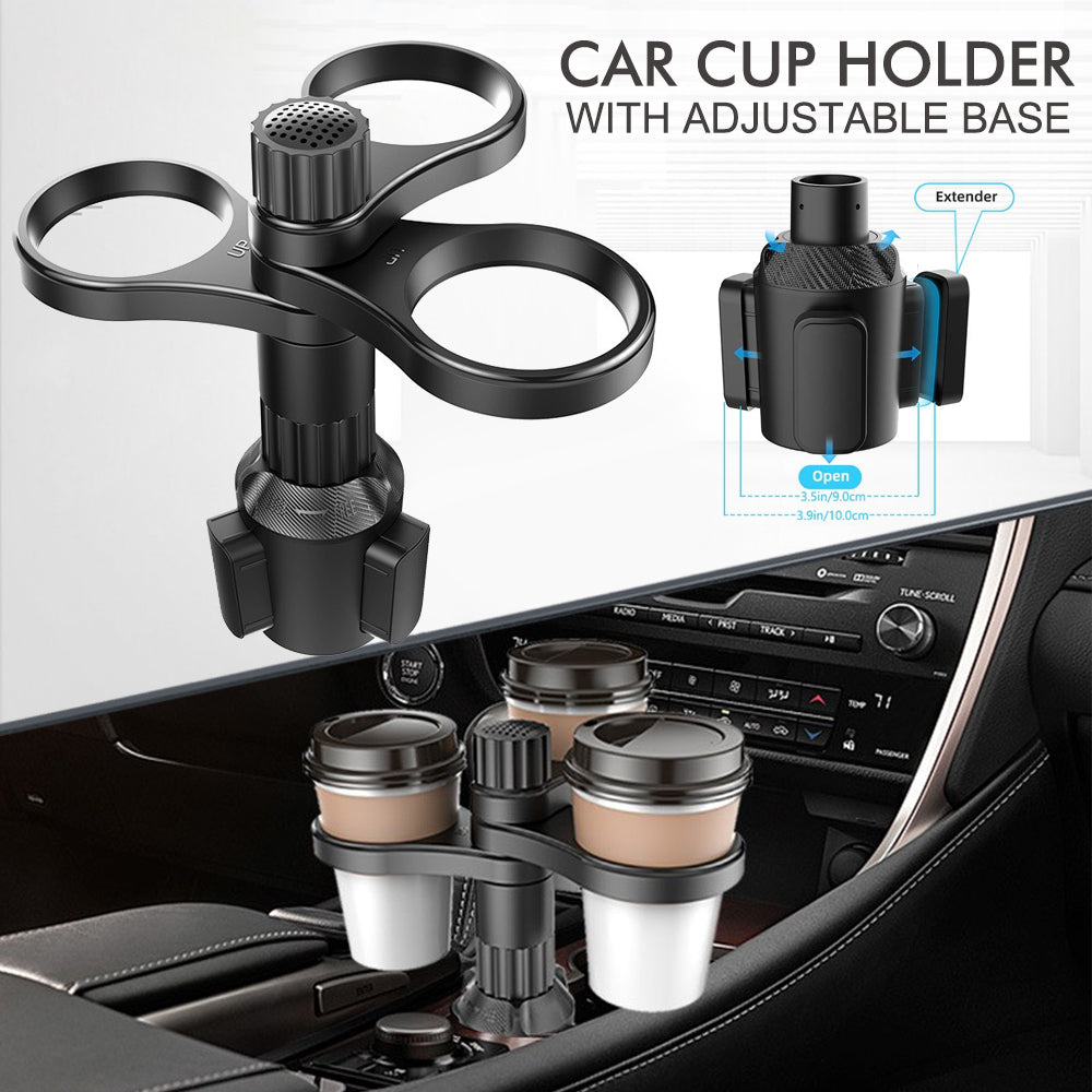 Expansor de Porta-Copos 3-em-1 para Carro