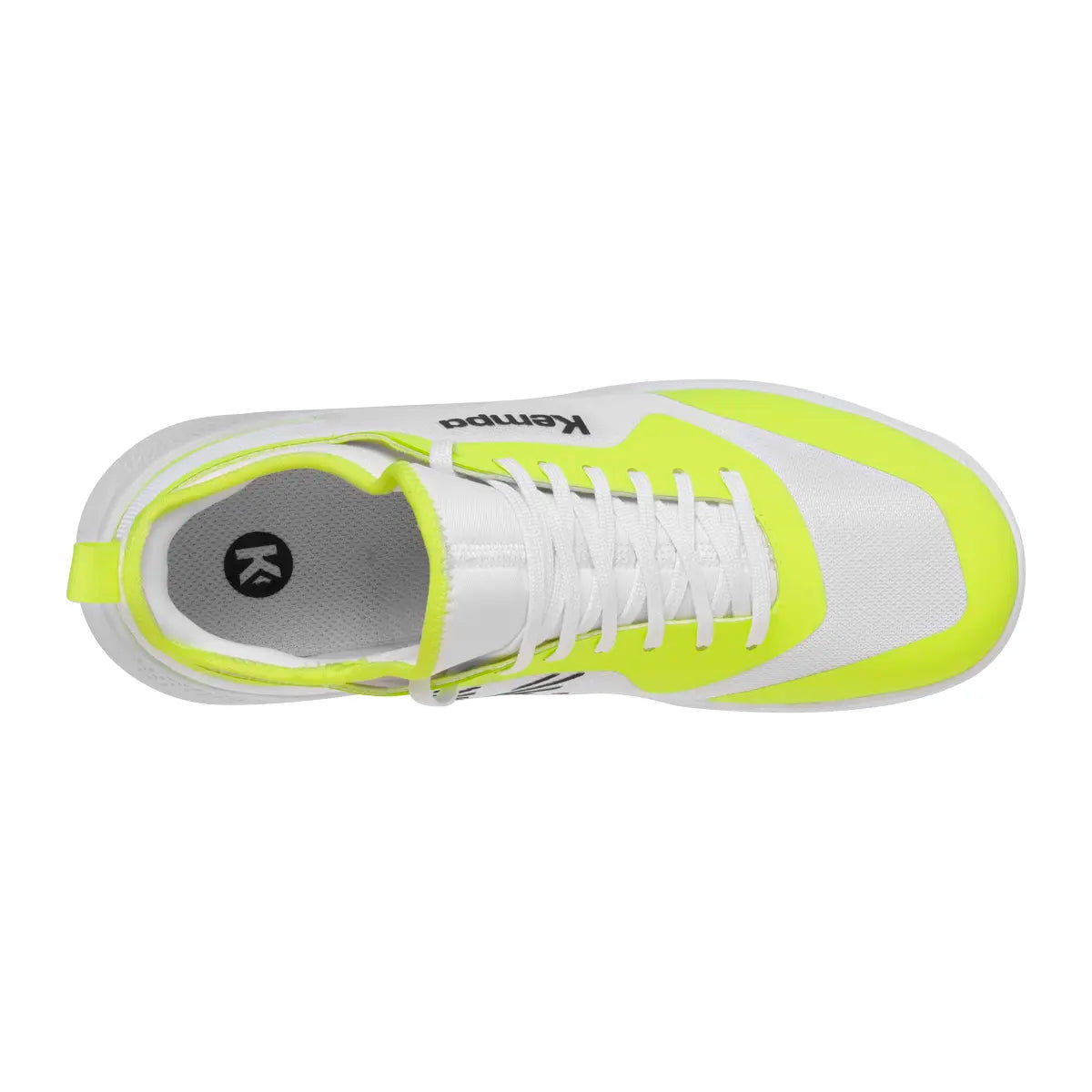 Sapatilhas de Andebol Kempa Kourtfly Jr – Branco e Amarelo-lima