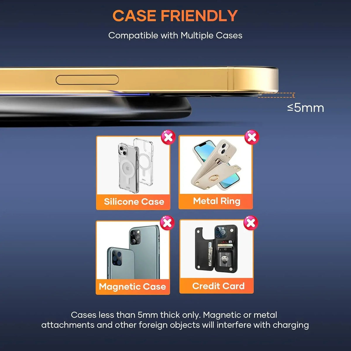 Carregador Wireless de Secretária