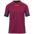 T-shirt Kempa Prime – Grená e Azul-marinho