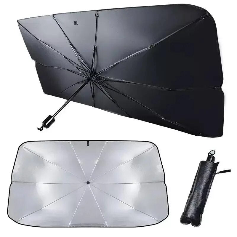 Parasol de Para-Brisas Tipo Guarda-Chuva