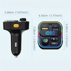 Transmissor FM Bluetooth para Carro, USB – foto 5
