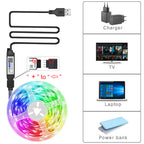 Fita LED RGB USB de 5 Metros para Quarto e TV – foto 5