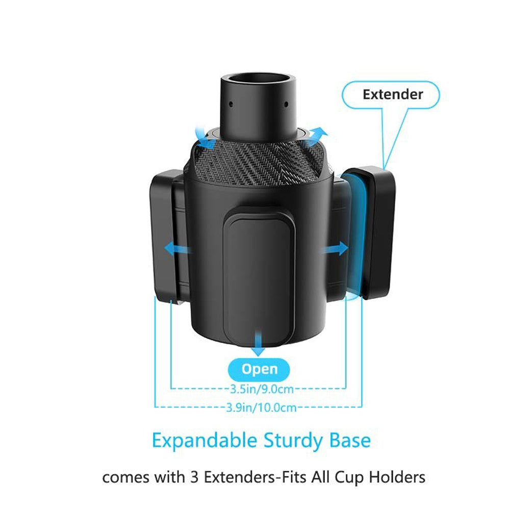 Expansor de Porta-Copos 3-em-1 para Carro