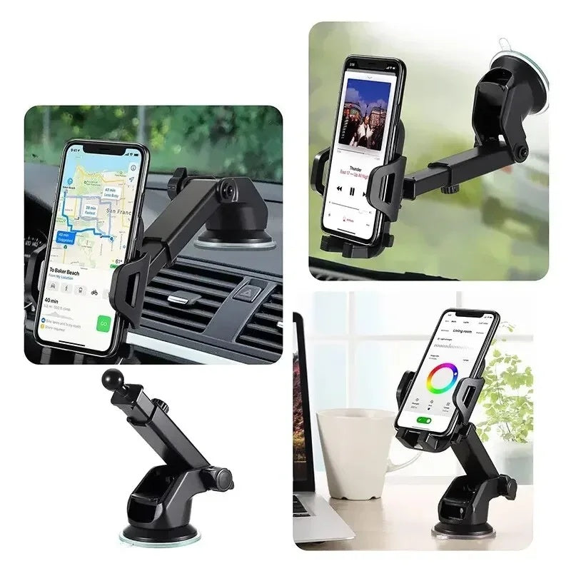 Suporte de Telemóvel para Carro com Ventosa 360°