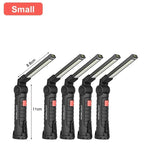 Luz de Trabalho COB Dobrável, com Íman e Gancho, Recarregável