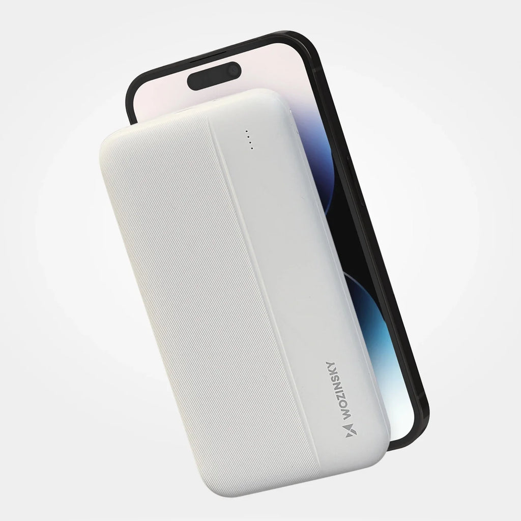 Wozinsky Powerbank Li-Po 10000mAh 2 x USB Branco (WPBWE1)