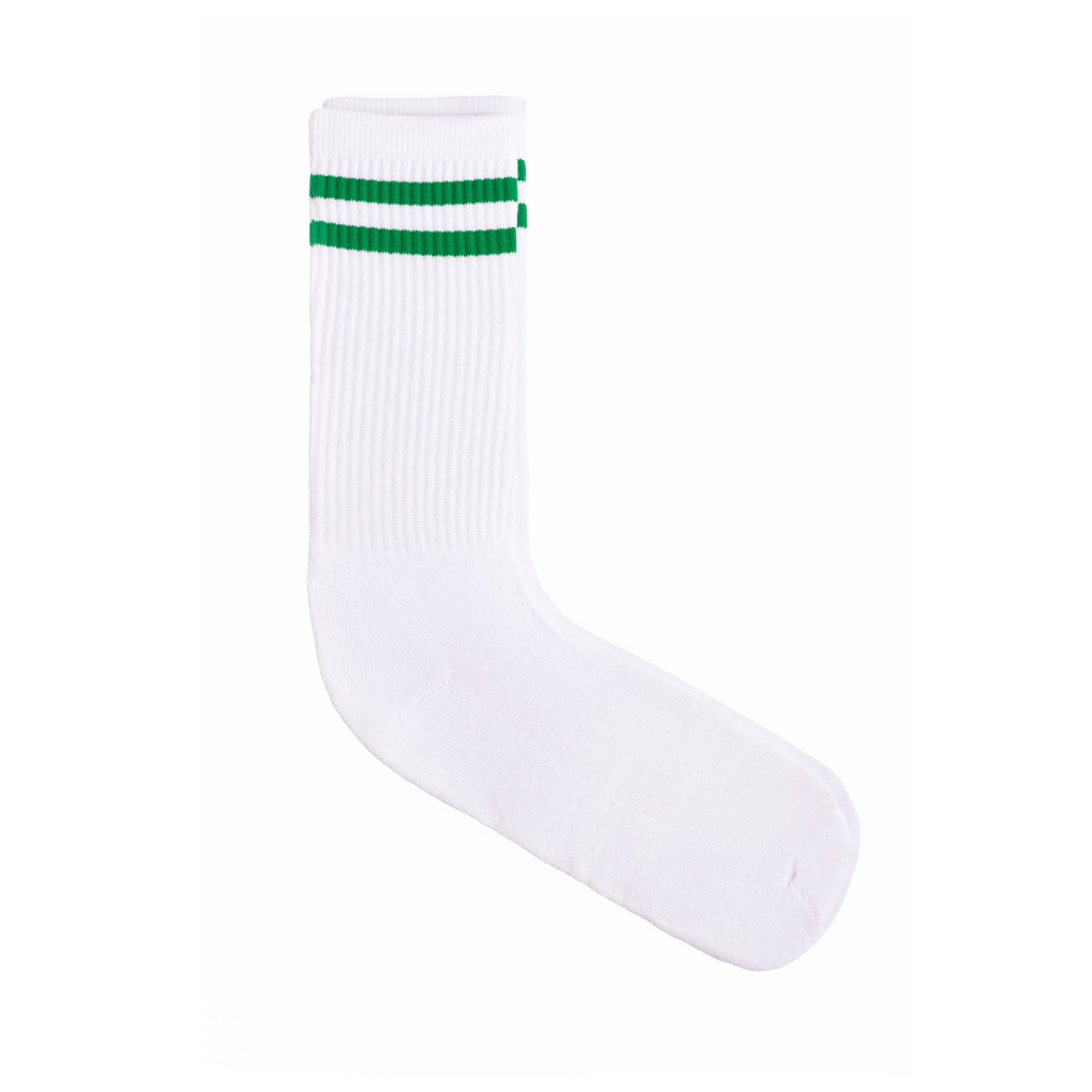 Meias Desportivas The Captain Socks – Branco e Verde