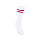 Meias Desportivas The Captain Socks – Branco e Vermelho