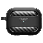 Capa Rugged Armor Spigen para Apple AirPods Pro 1 / 2, Preto Mate