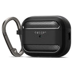 Capa Rugged Armor Spigen para Apple AirPods Pro 1 / 2, Preto Mate