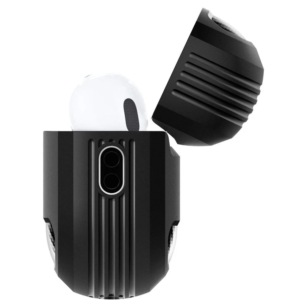 Capa Rugged Armor Spigen para Apple AirPods Pro 1 / 2, Preto Mate