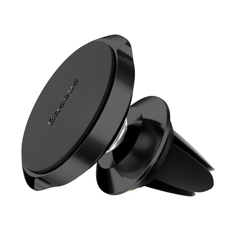 Suporte Magnético Preto para Ventoinha do Carro Baseus / Íman para Smartphone incluído