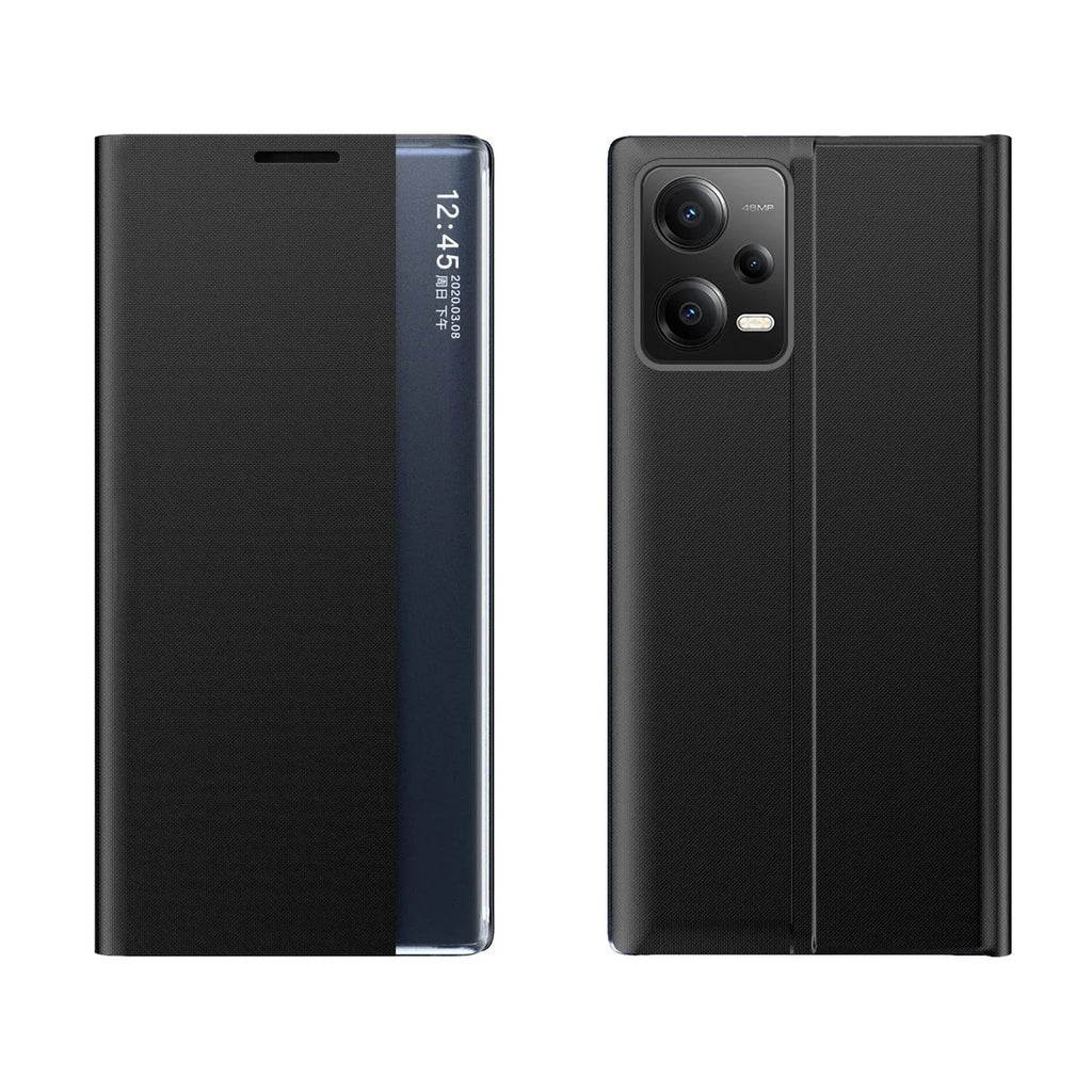 Capa para Xiaomi Redmi Note 12 Pro+ com Flip Stand Preta