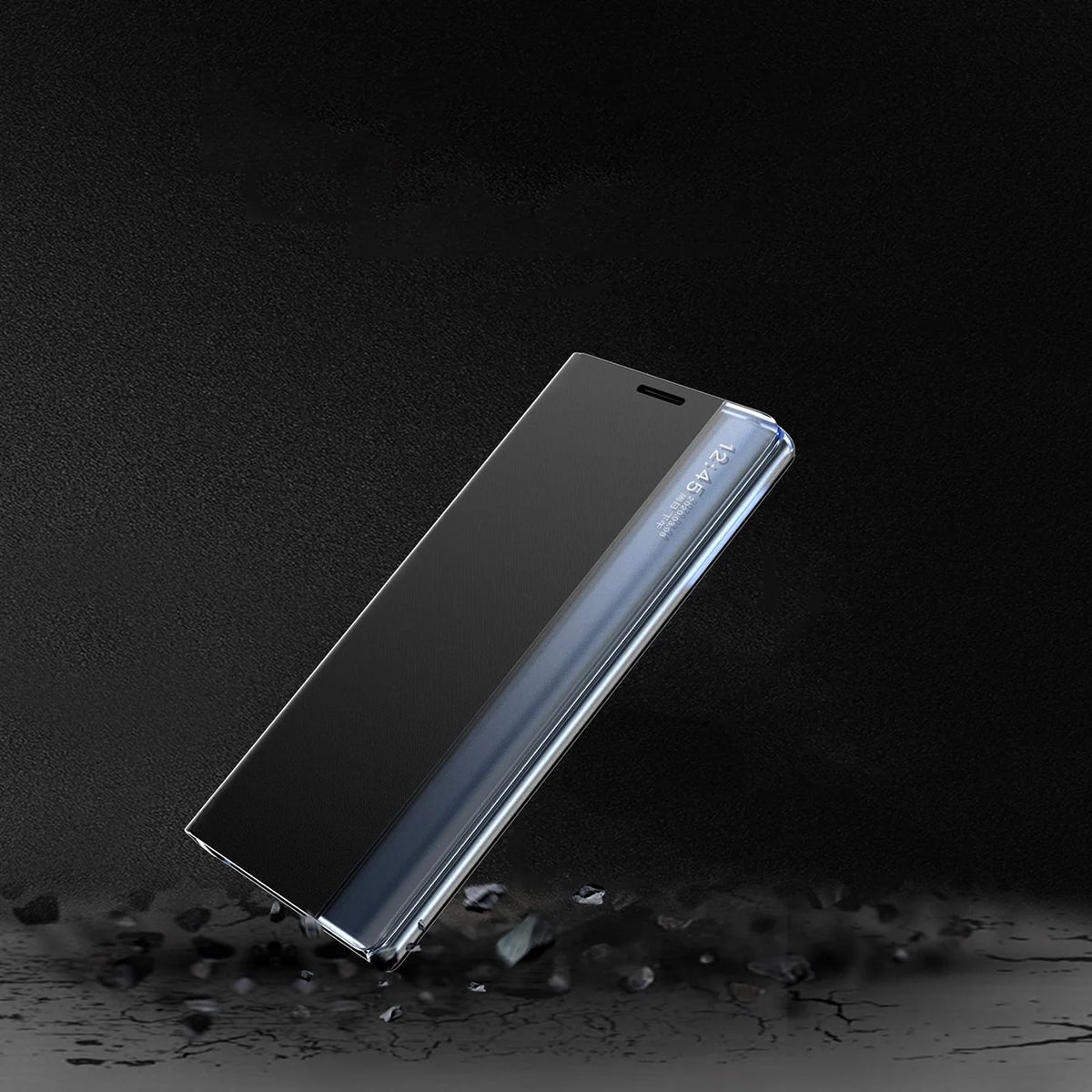 Capa para Xiaomi Redmi Note 12 Pro+ com Flip Stand Preta