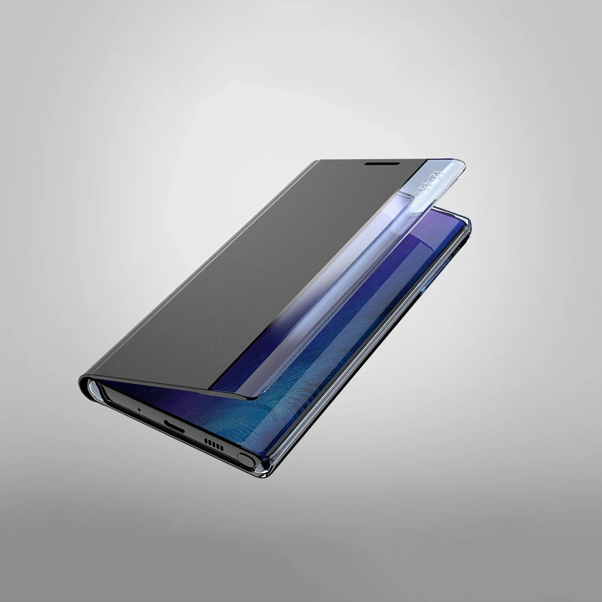 Capa para Xiaomi Redmi Note 12 Pro+ com Flip Stand Preta