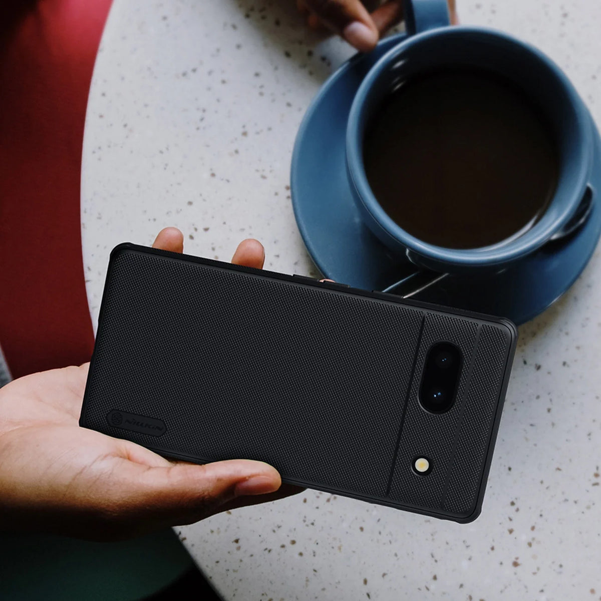 Capa Super Frosted Shield Pro Google Pixel 7a Nillkin Preta