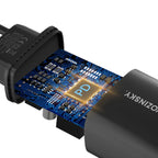 Wozinsky WGWCB Carregador de Parede USB-A USB-C 20W / Preto