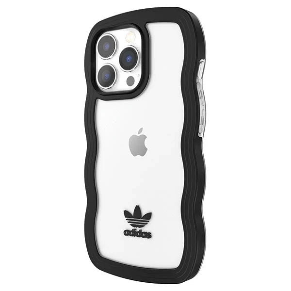 Capa Adidas OR Wavy Preta e Transparente para iPhone 13 Pro