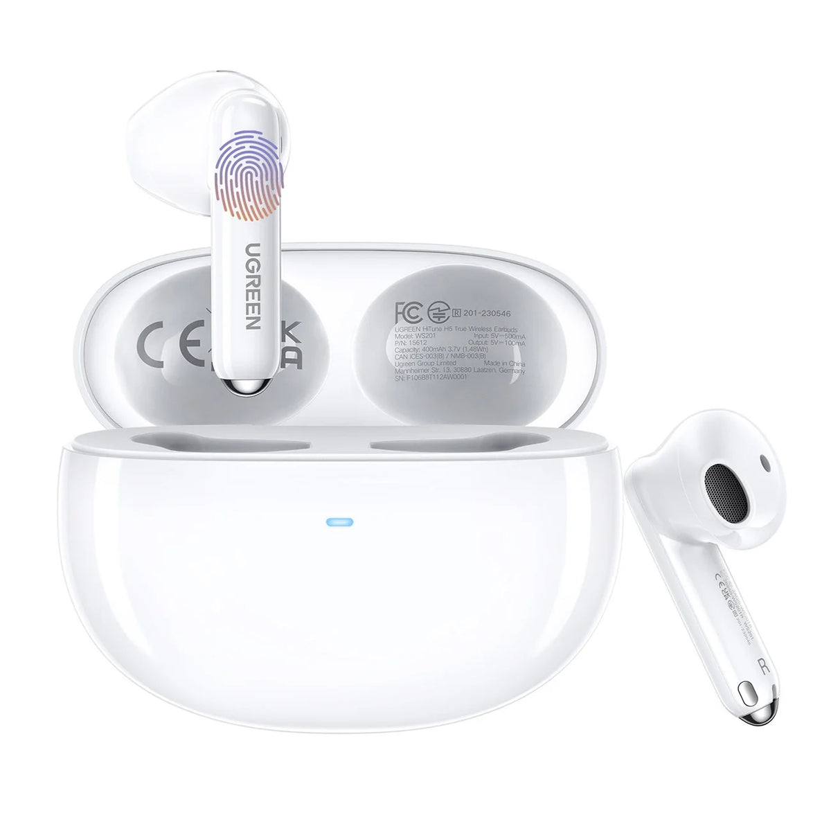 Auriculares Ugreen WS201 HiTune H5 ANC Brancos