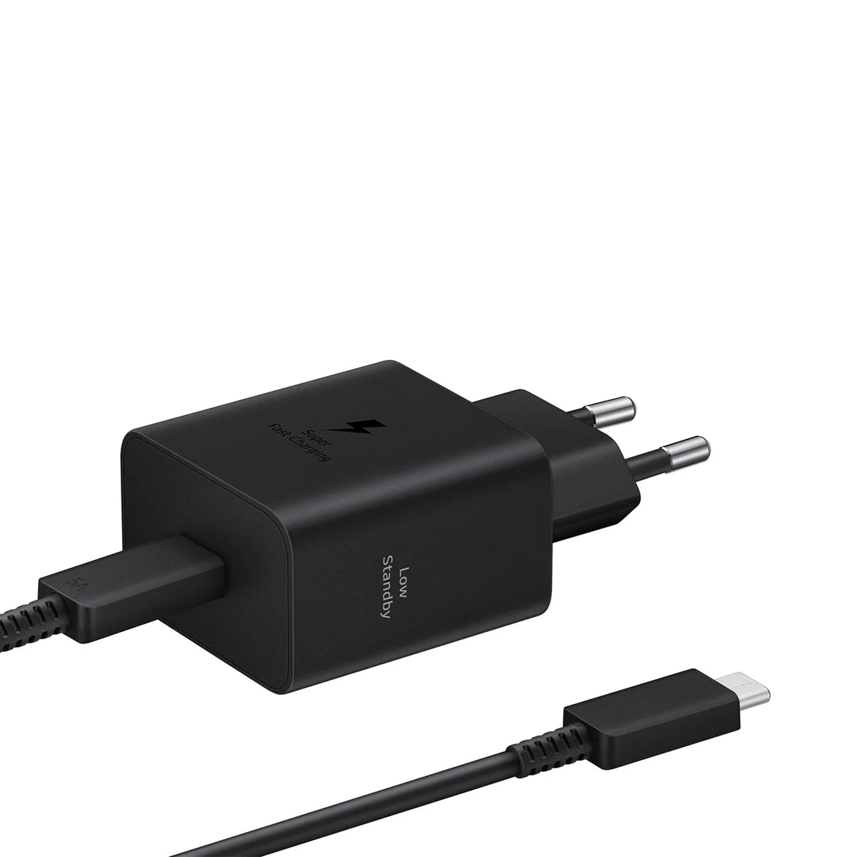 Carregador Samsung EP-T4511 45W USB-C Carregamento Super Rápido Preto + Cabo USB-C 1,8 m