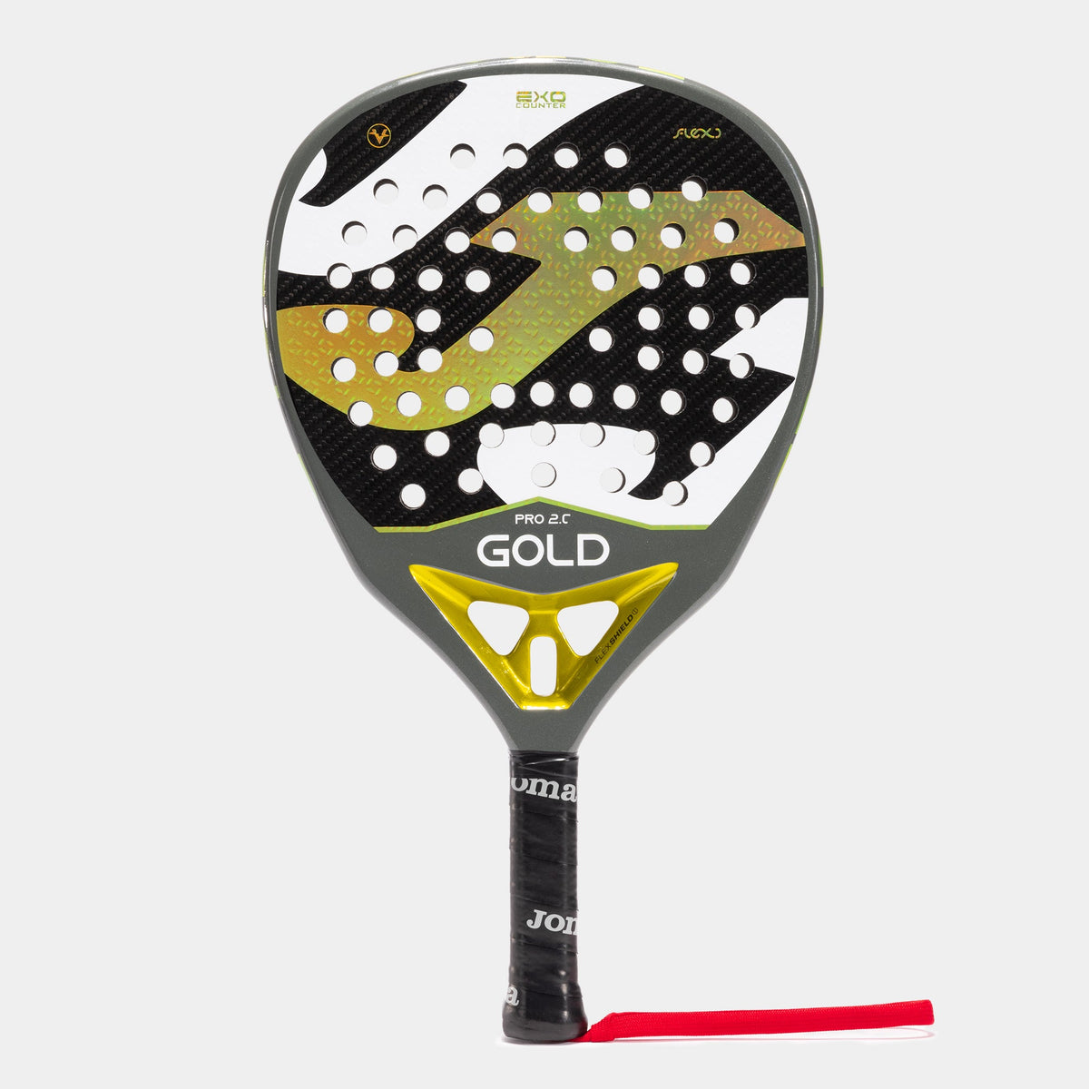 Raquete de Padel Joma Gold Pro – Preto e Dourado