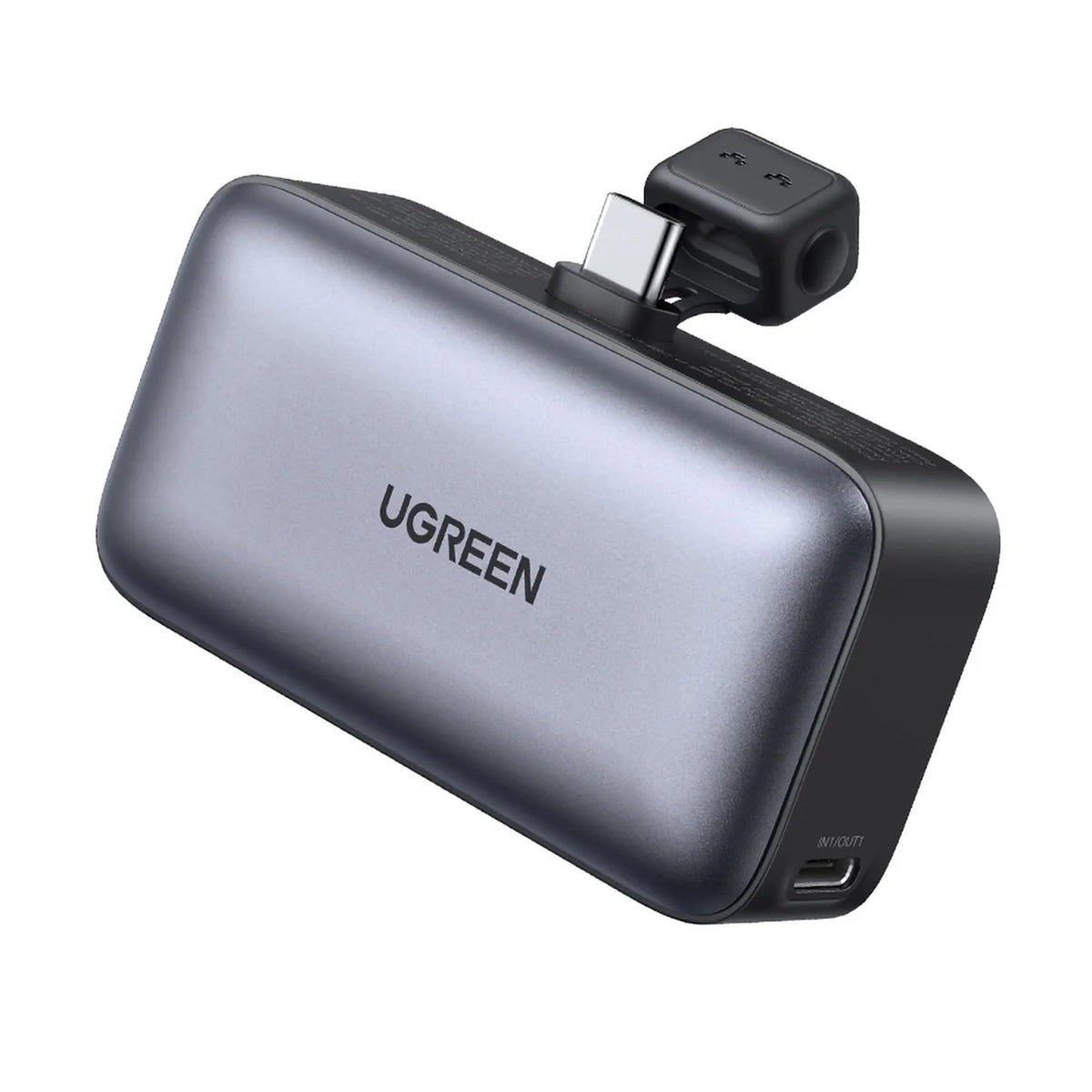 Power Bank UGREEN 5000mAh c/ conector USB-C integrado