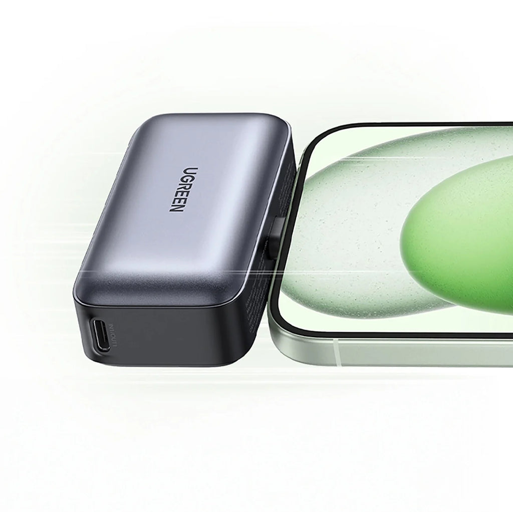 Power Bank UGREEN 5000mAh c/ conector USB-C integrado