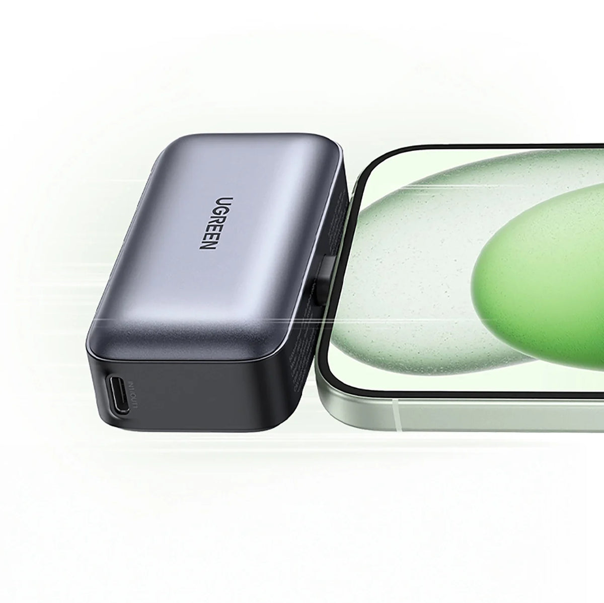 Power Bank UGREEN 5000mAh c/ conector USB-C integrado