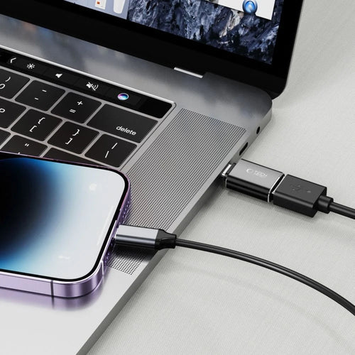 Adaptador OTG USB-C Macho para USB-A Fêmea TECH-PROTECT