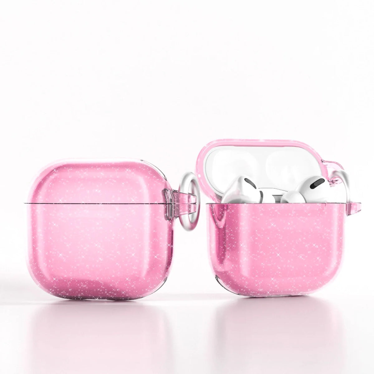 Capa Glitter para AirPods 4 Rosa