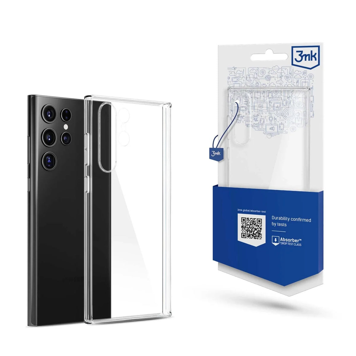 Capa 3MK PROTECTION Transparente para Samsung Galaxy S23 Ultra