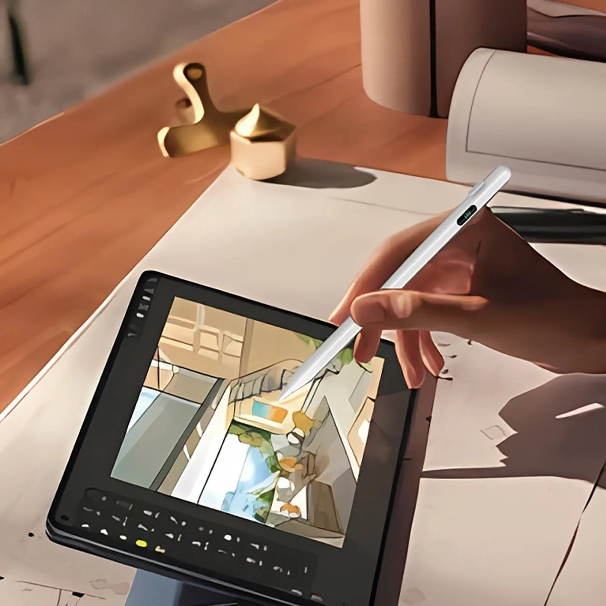 Caneta Stylus Ativa Wozinsky Universal | Alta Precisão para Android e iOS
