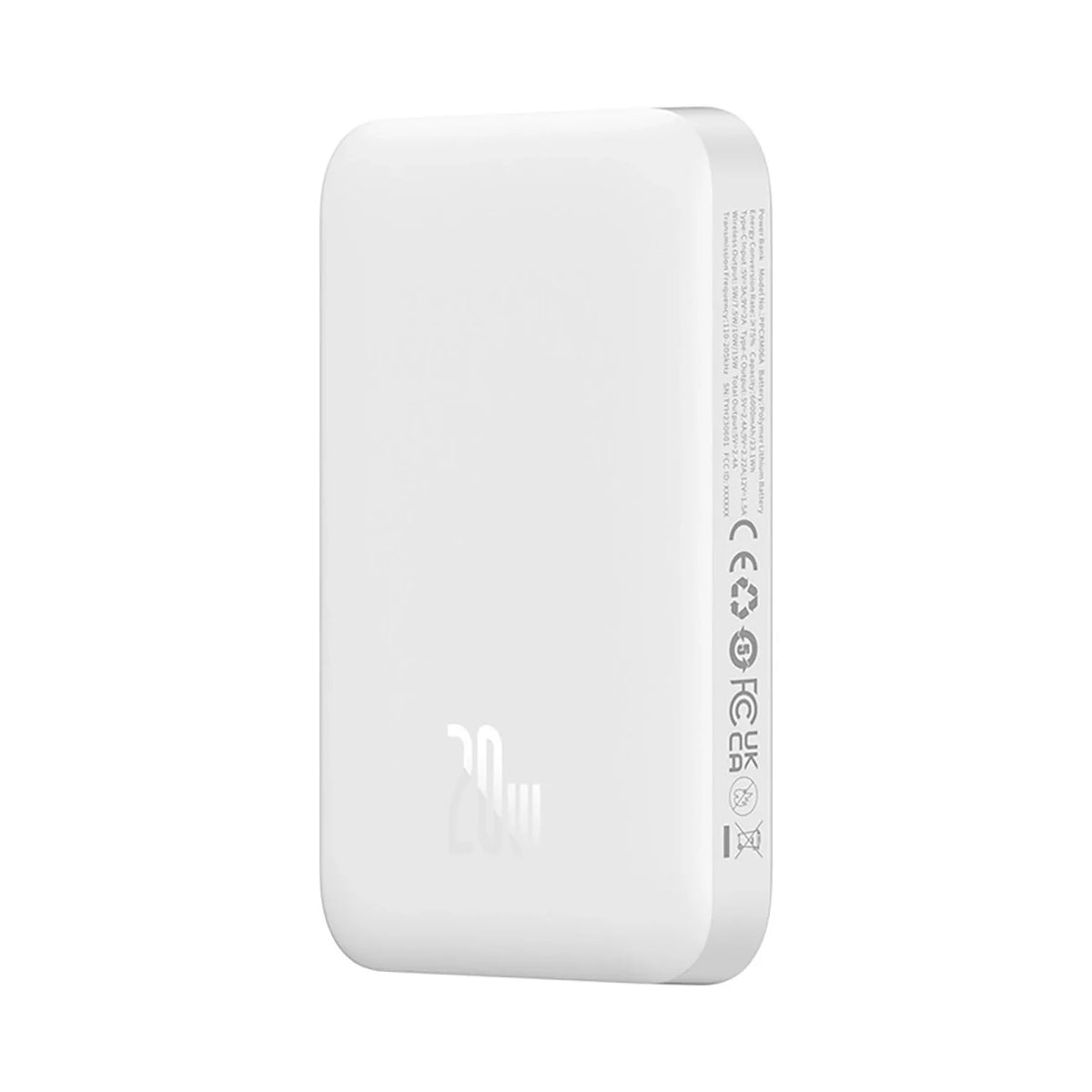 Powerbank Baseus Magnetic Mini Air 6000mAh 20W MagSafe, Carregamento Rápido Sem Fios