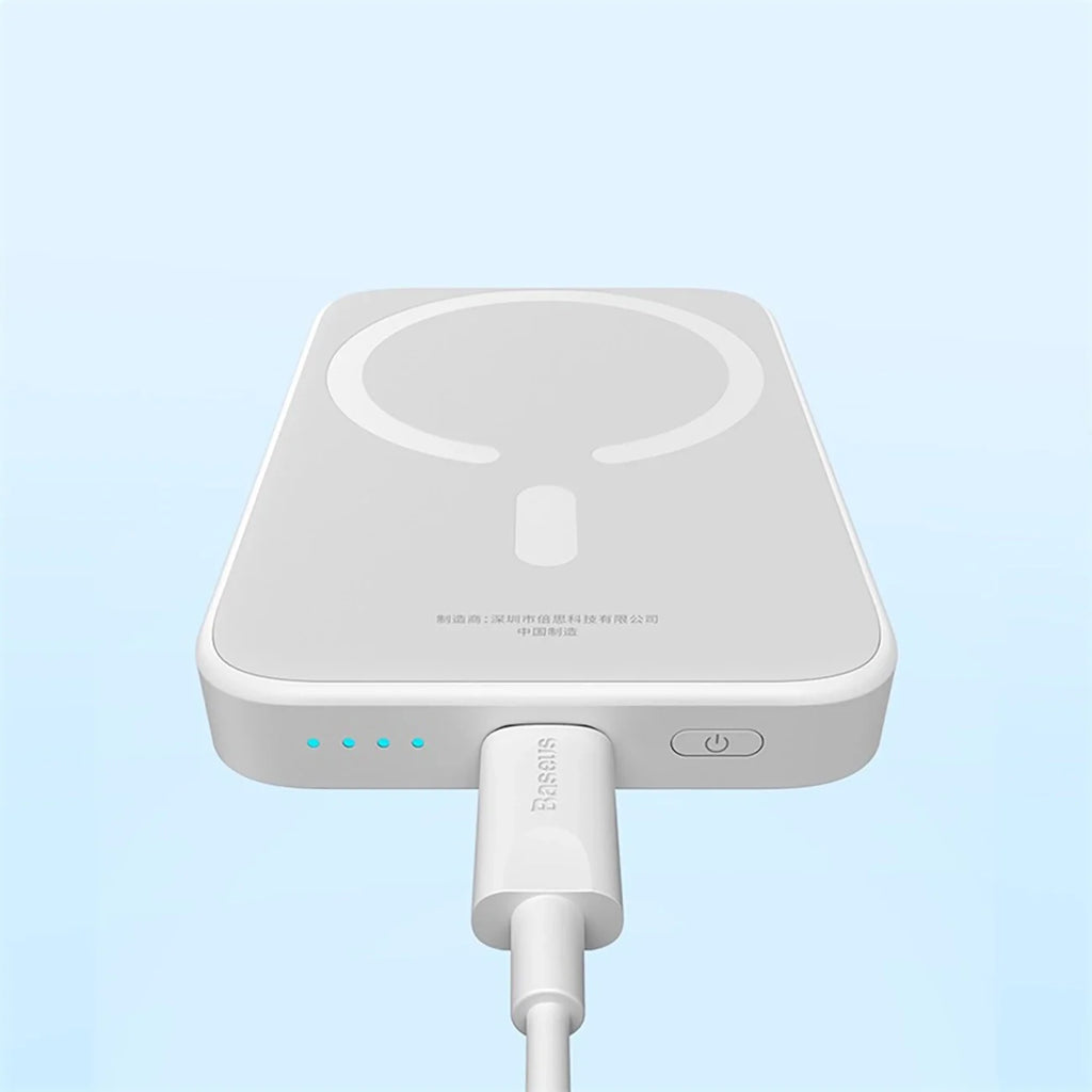 Powerbank Baseus Magnetic Mini Air 6000mAh 20W MagSafe, Carregamento Rápido Sem Fios
