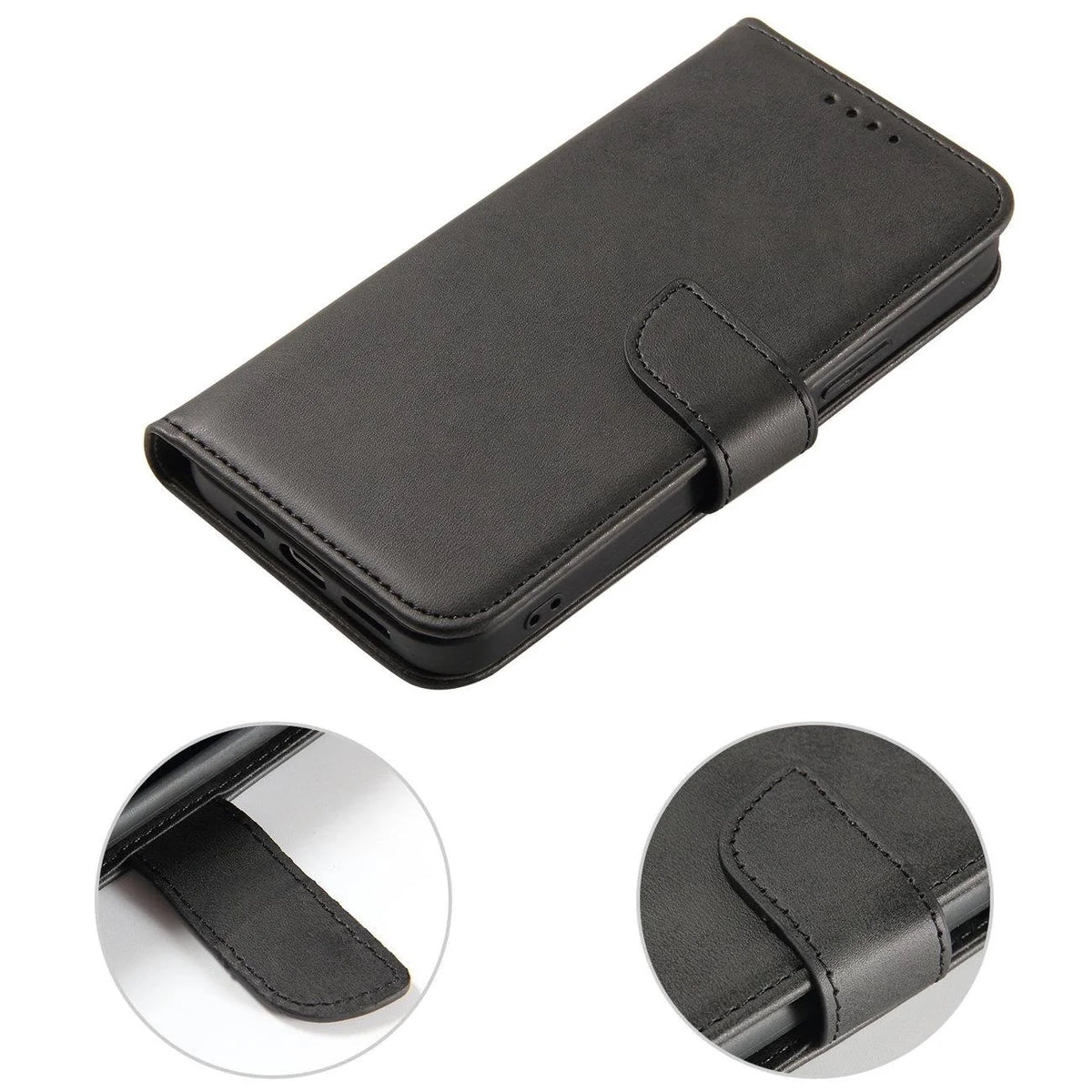 Capa Magnética em Livro para Samsung Galaxy S25 Ultra Preta