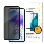 Vidro Temperado WOZINSKY / Preto / Anti Spy para Samsung Galaxy A56 / A36