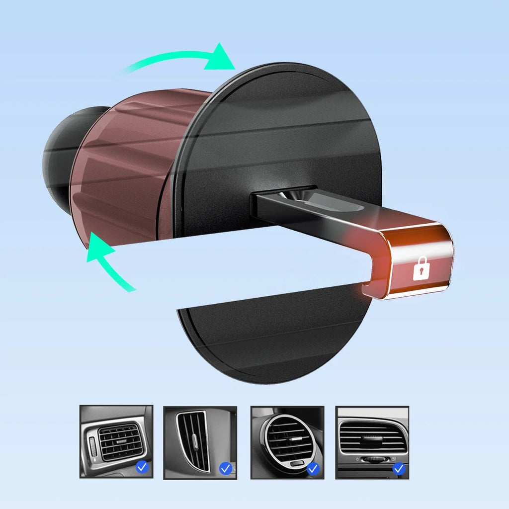 Suporte Smartphone Dudao F2+ Grelha Ventilação Preto