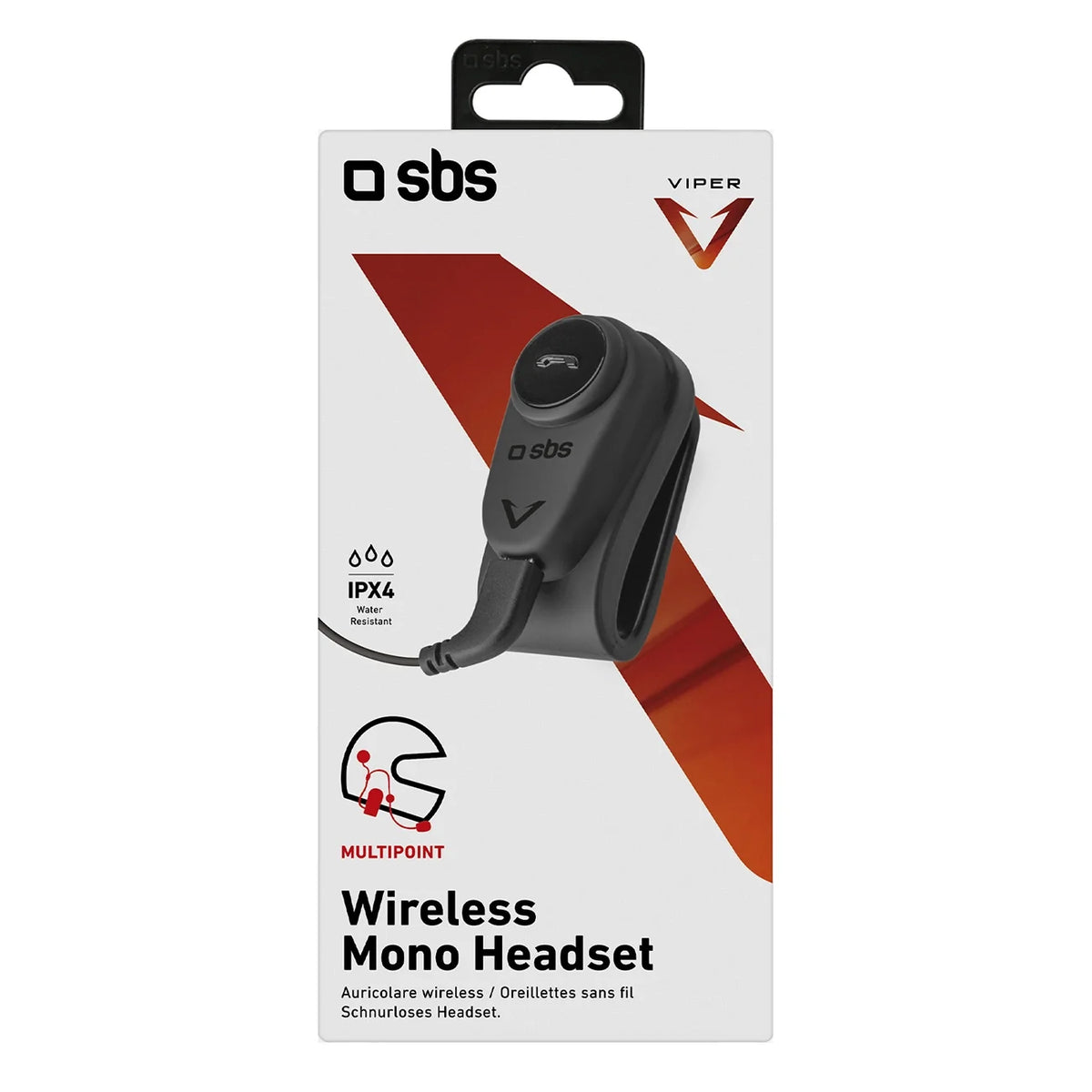 SBS Kit Mãos Livres p/ Capacete Mota Multiponto