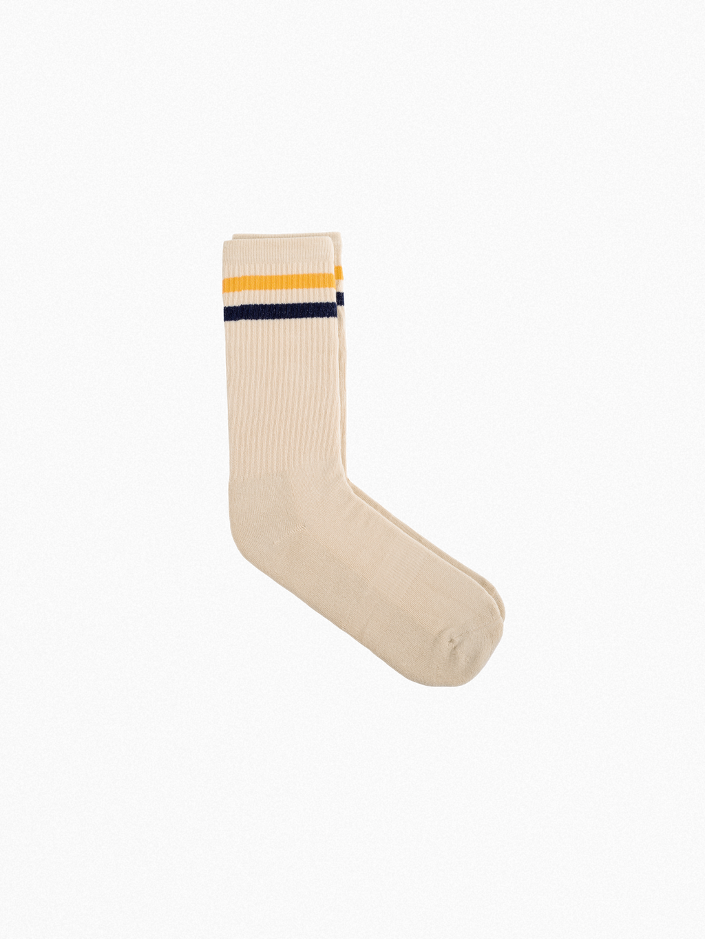 Meias Desportivas Vintage The Captain Socks – Cru, Amarelo e Azul