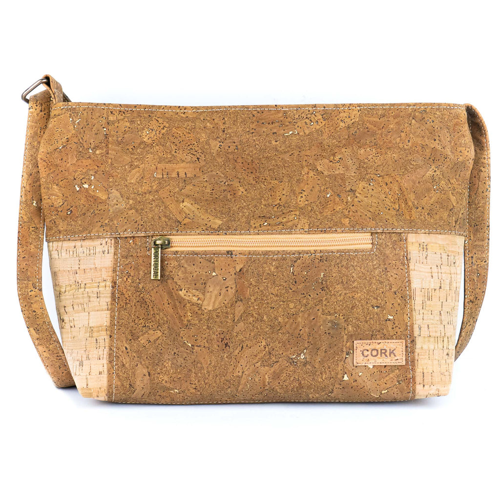 Mala de Ombro de Cortiça MB Cork BAGP-315 – Castanho e Natural