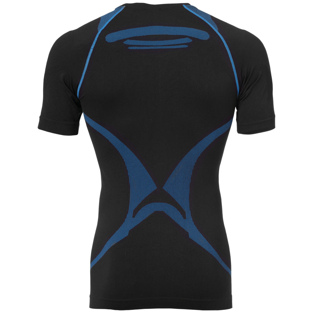 T-shirt Térmica Kempa Attitude Pro – Preto e Azul
