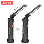 Luz de Trabalho COB Dobrável, com Íman e Gancho, Recarregável