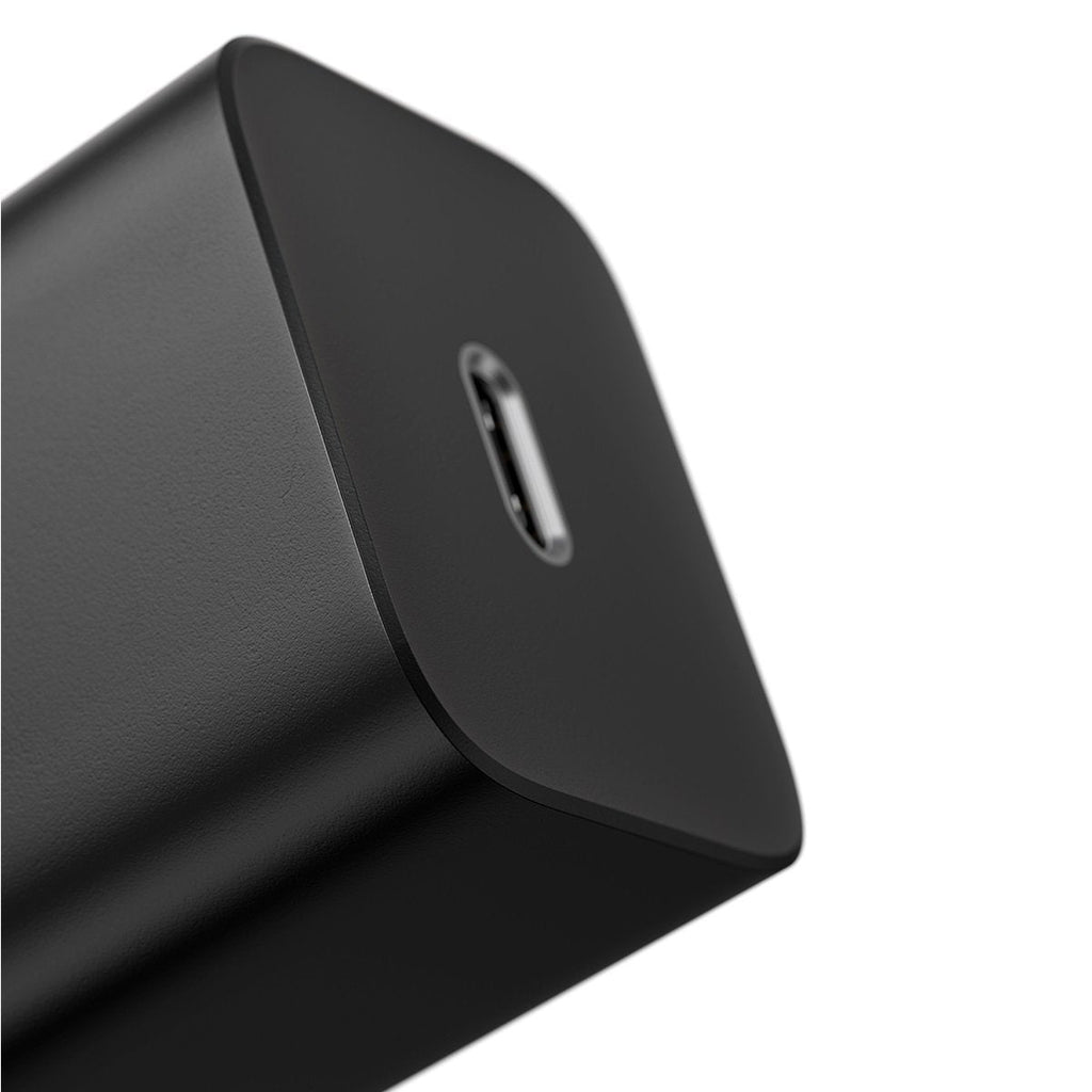 Carregador Baseus Super Si QC 3.0 PD 25W 3A + Cabo USB-C 1 m, Preto