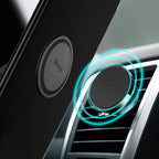 Suporte Magnético Preto para Ventoinha do Carro Baseus / Íman para Smartphone incluído