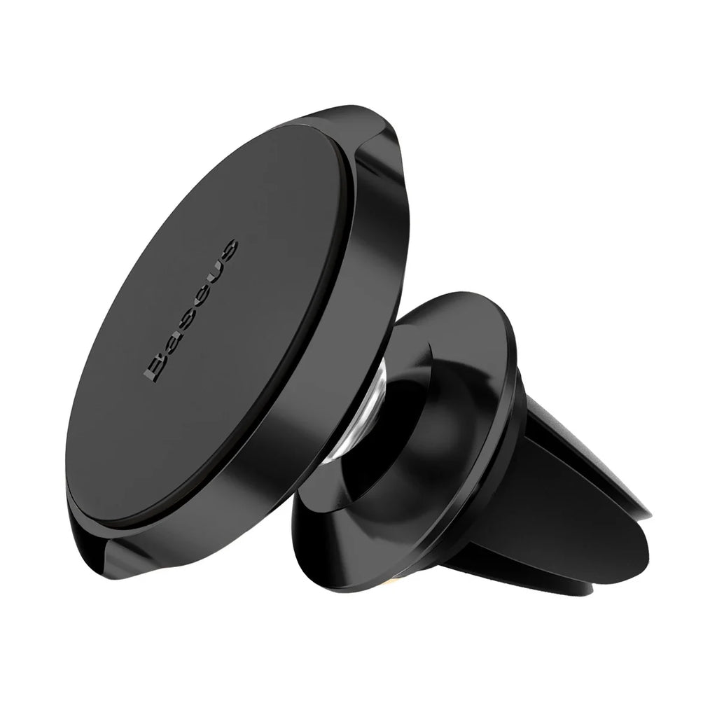 Suporte Magnético Preto para Ventoinha do Carro Baseus / Íman para Smartphone incluído