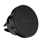 Suporte Magnético Preto para Ventoinha do Carro Baseus / Íman para Smartphone incluído