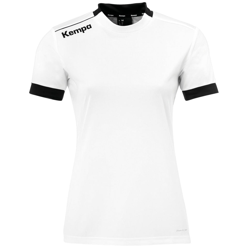 T-shirt Kempa Player para Mulher – Branco e Preto