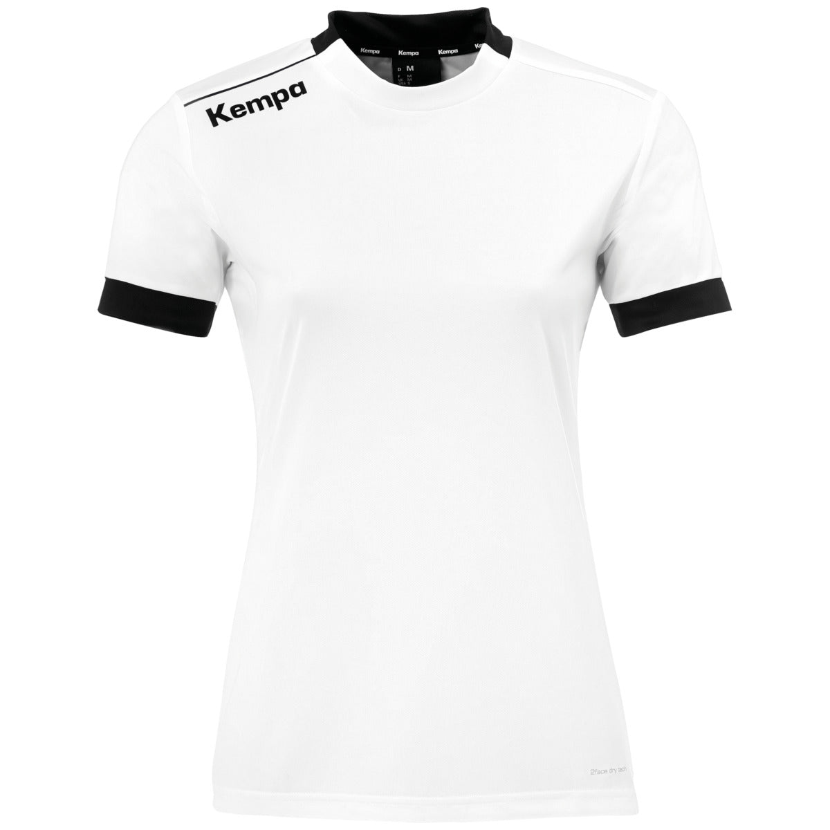 T-shirt Kempa Player para Mulher – Branco e Preto